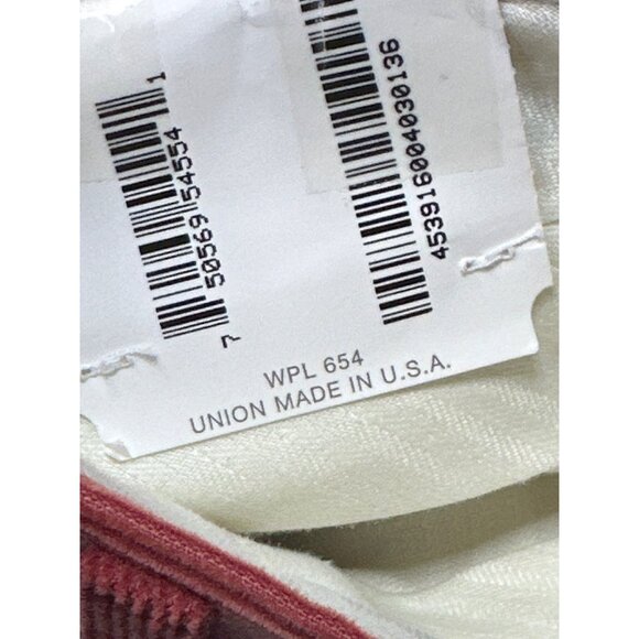 Hickey Freeman Devon Corduroy Rust Pants Men’s 36R 100% Cotton Raw Hem New - Picture 6 of 9